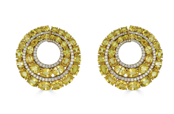Piranesi Yellow Sapphire Earrings