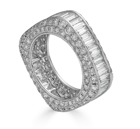 Diamond Square Eternity Band