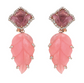 Piranesi Pink Opal and Tourmaline Earrings