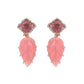 Piranesi Pink Opal and Tourmaline Earrings