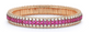 Roberto Demeglio Giotto 8 Ruby and Diamond Stretch Bracelet