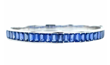 Blue Sapphire Bangle