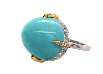 Cabochon Turquoise Ring