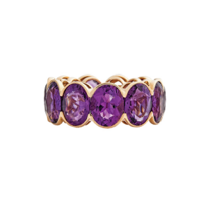 Piranesi Oval Amethyst Ring