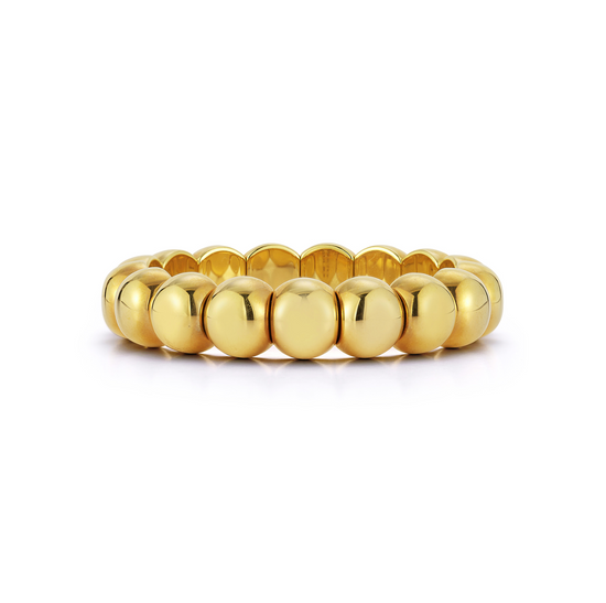 Roberto Demeglio Small Aura Dama Bead Bracelet in Yellow Gold