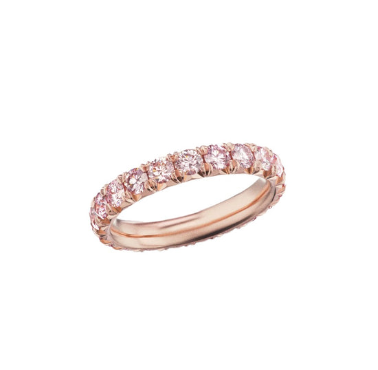 J Fine 1.6CT Argyle Diamond French Pave Band