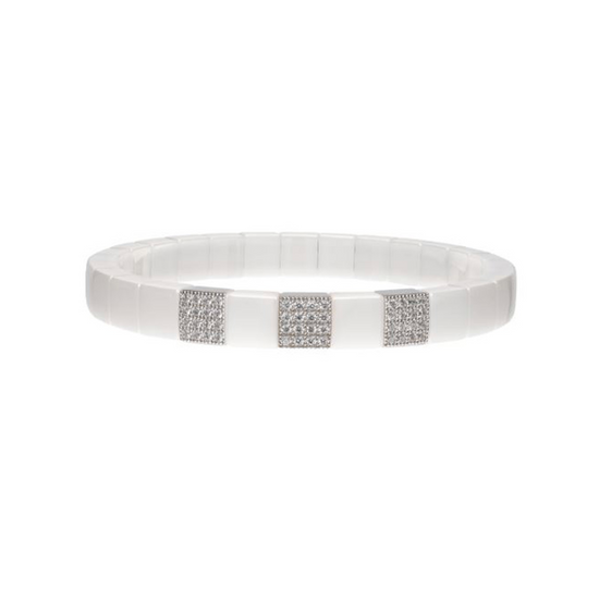 The White Scacco Bracelet