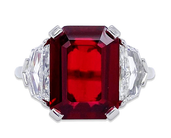Bayco Pigeon Blood Ruby Ring