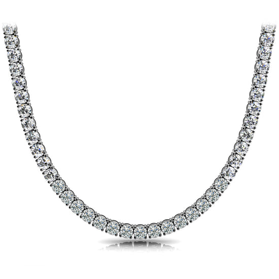 20.64CT Diamond Tennis Necklace