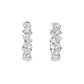 Multi-Shaped Diamod Hoop Earrings