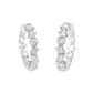 Multi-Shaped Diamod Hoop Earrings