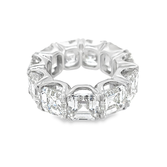 Asscher Cut Diamond Eternity Ring