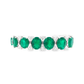 47CT Oval Cut Emerald Bracelet