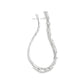 Etho Maria Emerald Cut Diamond Hoop Earrings