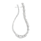 Etho Maria Emerald Cut Diamond Hoop Earrings