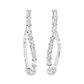 Etho Maria Emerald Cut Diamond Hoop Earrings