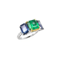 Emerald and Sapphire Ring