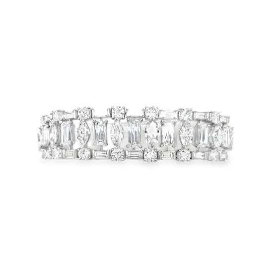 Art Deco Multi-Shape Diamond Bracelet