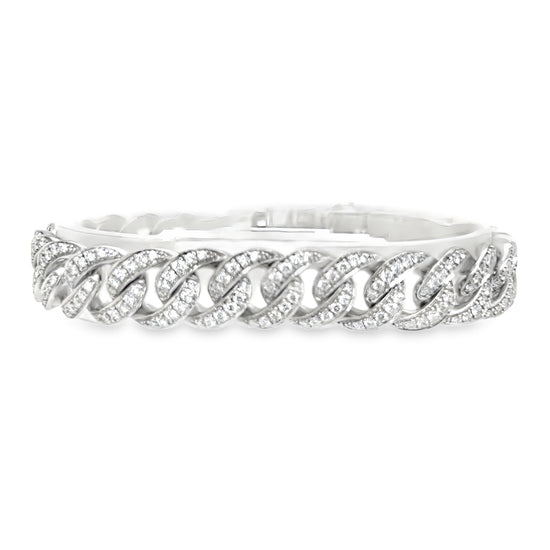 Diamond Curb Link Bracelet