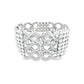 8 Row Brilliant Round Diamond Bracelet