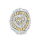Etho Maria Flexible Yellow and White Diamond Ring