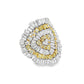 Etho Maria Flexible Yellow and White Diamond Ring