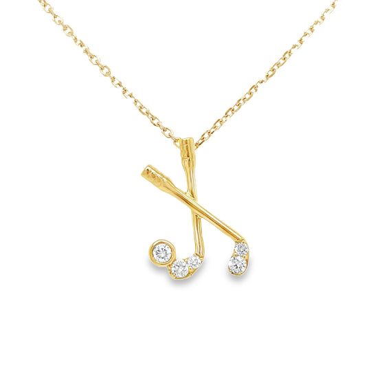 Diamond Golf Pendant