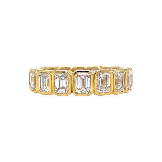 Emerald Cut Diamond Eternity Band
