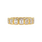 Emerald Cut Diamond Eternity Band