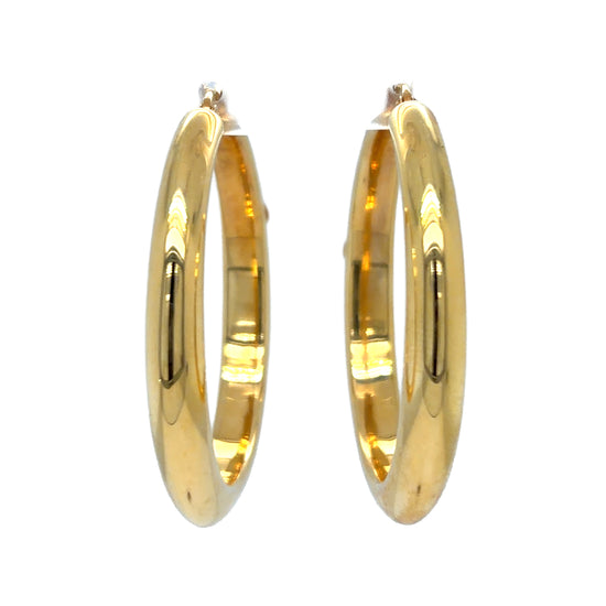 18KT Gold Hoop Earrings