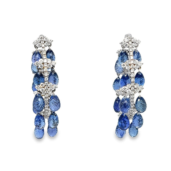 Piranesi Sapphire Briolette Drop Earrings