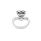 4CT Spinel Heart Ring