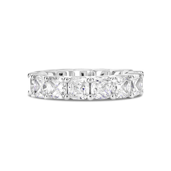 13CT Cushion Cut Eternity Band