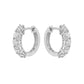 1.85CT Diamond Hoop Earrings