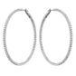 Medium Diamond Hoop Earrings