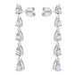 Rain Drop Diamond Dangle Earrings