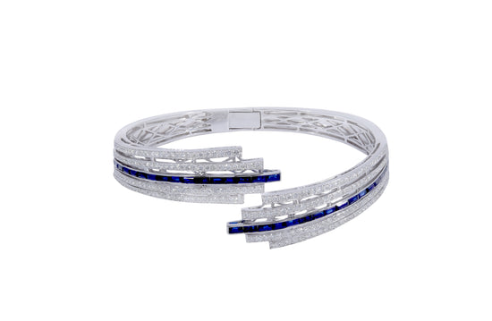 Sapphire and Diamond Bracelet