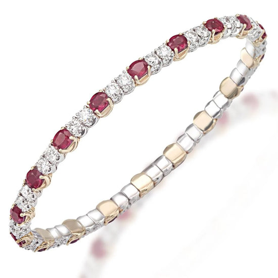 Picchiotti Xpandable™ 10.10CT Ruby and Diamond Bracelet