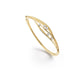 Annamaria Cammilli Three Layer Five Diamond Dune Precious Bracelet