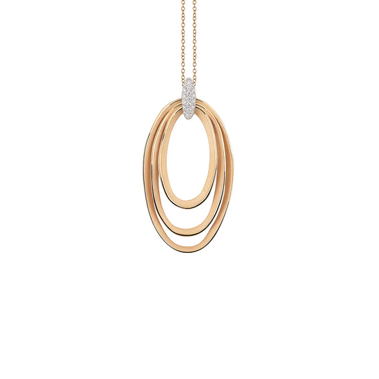 Annamaria Cammilli Three Layer Pavé Diamond Dune Chic Pendant