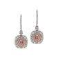 J Fine Argyle Diamond Halo Earrings