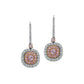 Argyle Classic Diamond Halo Drop Earrings