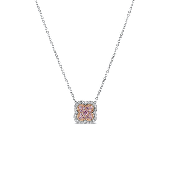 J Fine Argyle Azalea Halo Necklace