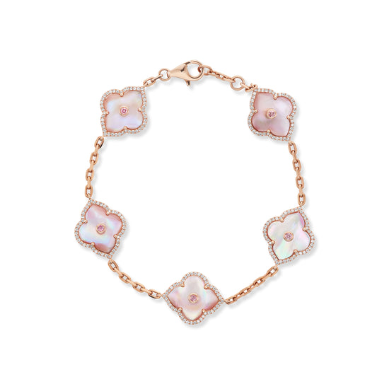 J Fine Krypell Les Fleurs Design Bracelet