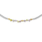 J Fine Tennis Necklace with Mixed Color Diamonds