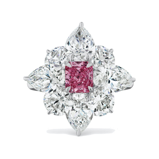 Pink Diamond Flora Ring