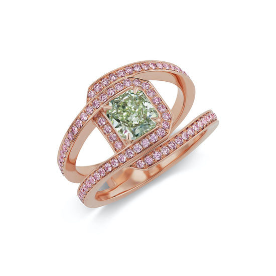J Fine Cross Over Ring