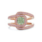 J Fine Cross Over Ring