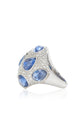 Organic Blue Sapphire Ring