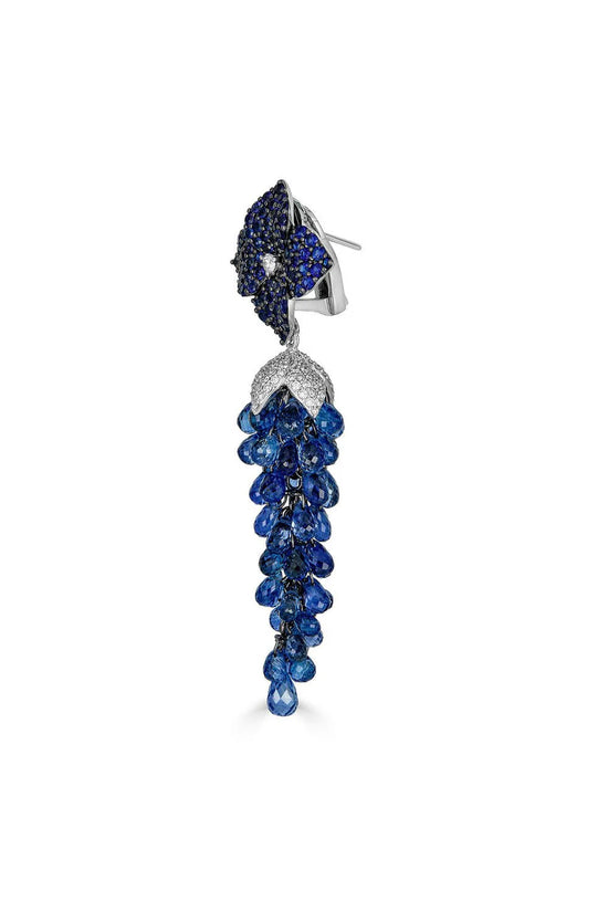 Piranesi Sapphire Briolette Drop Earrings